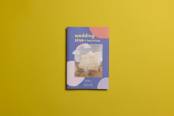 How to design your own wedding zine in Canva. A guide from Newspaper Club.