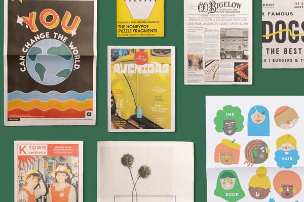 9 newspapers to inspire you in May. Printed inspiration roundup from Newspaper Club.
