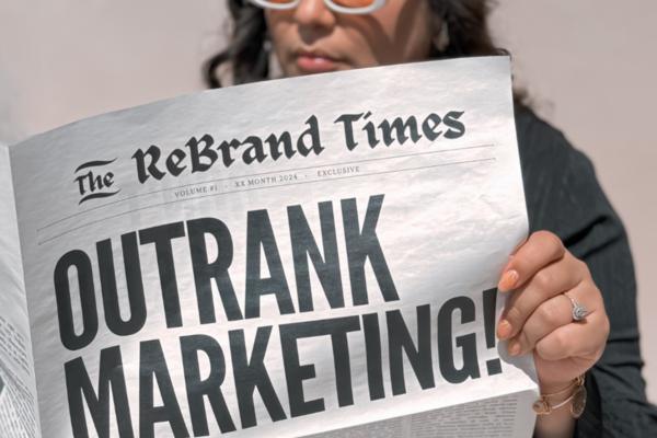 OutRank Marketing printed by Newspaper Club