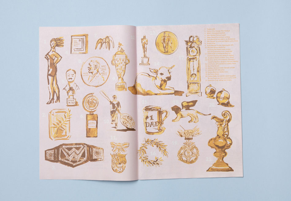 Illustrated zine Space Cadet, published by ROBIN SCHEINES & NATALIA OLBINSKI. Printed by Newspaper Club.