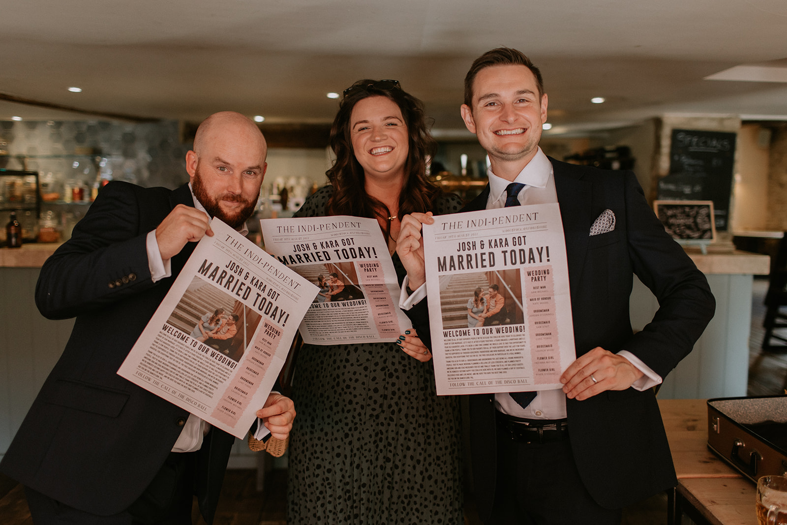 Wedding newspaper inspiration from Newspaper Club
