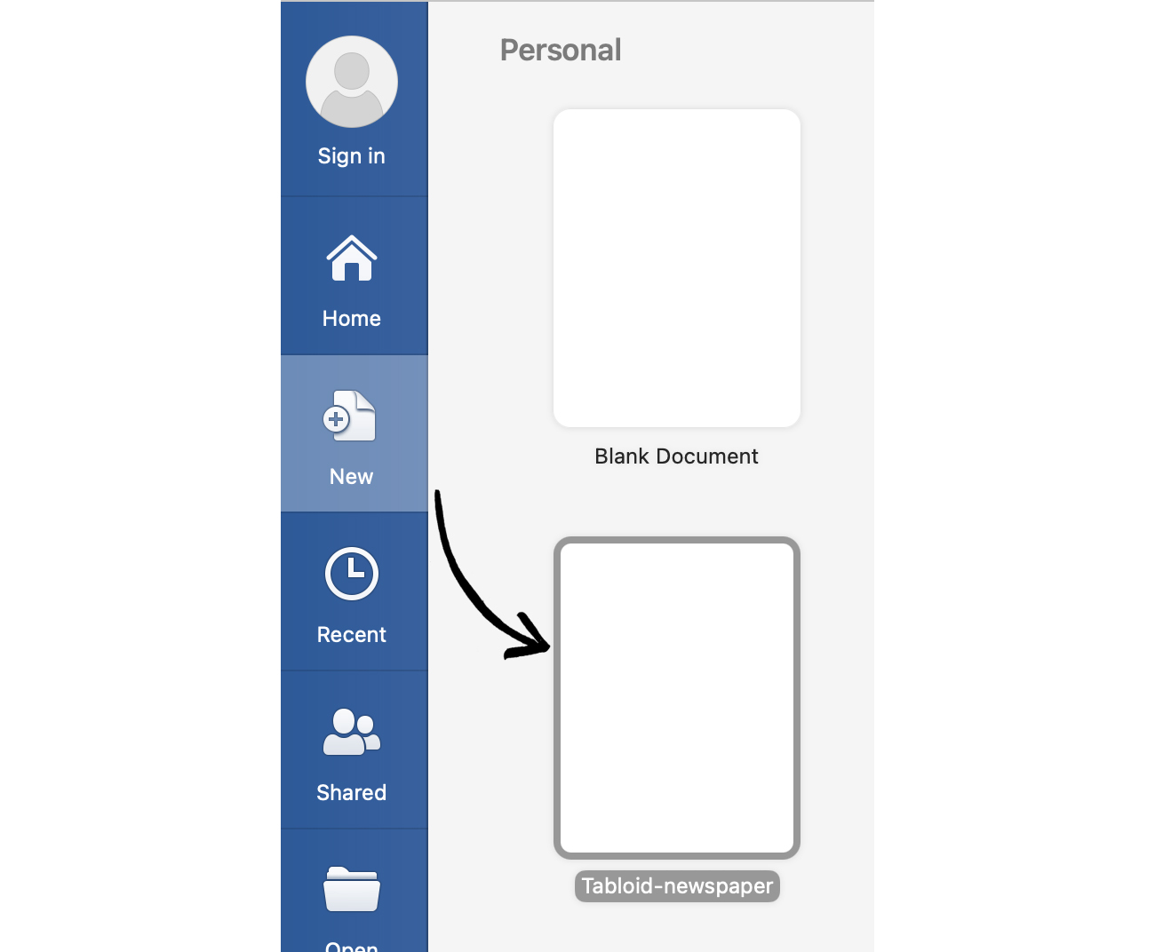 How to make a family tree newspaper in Microsoft Word