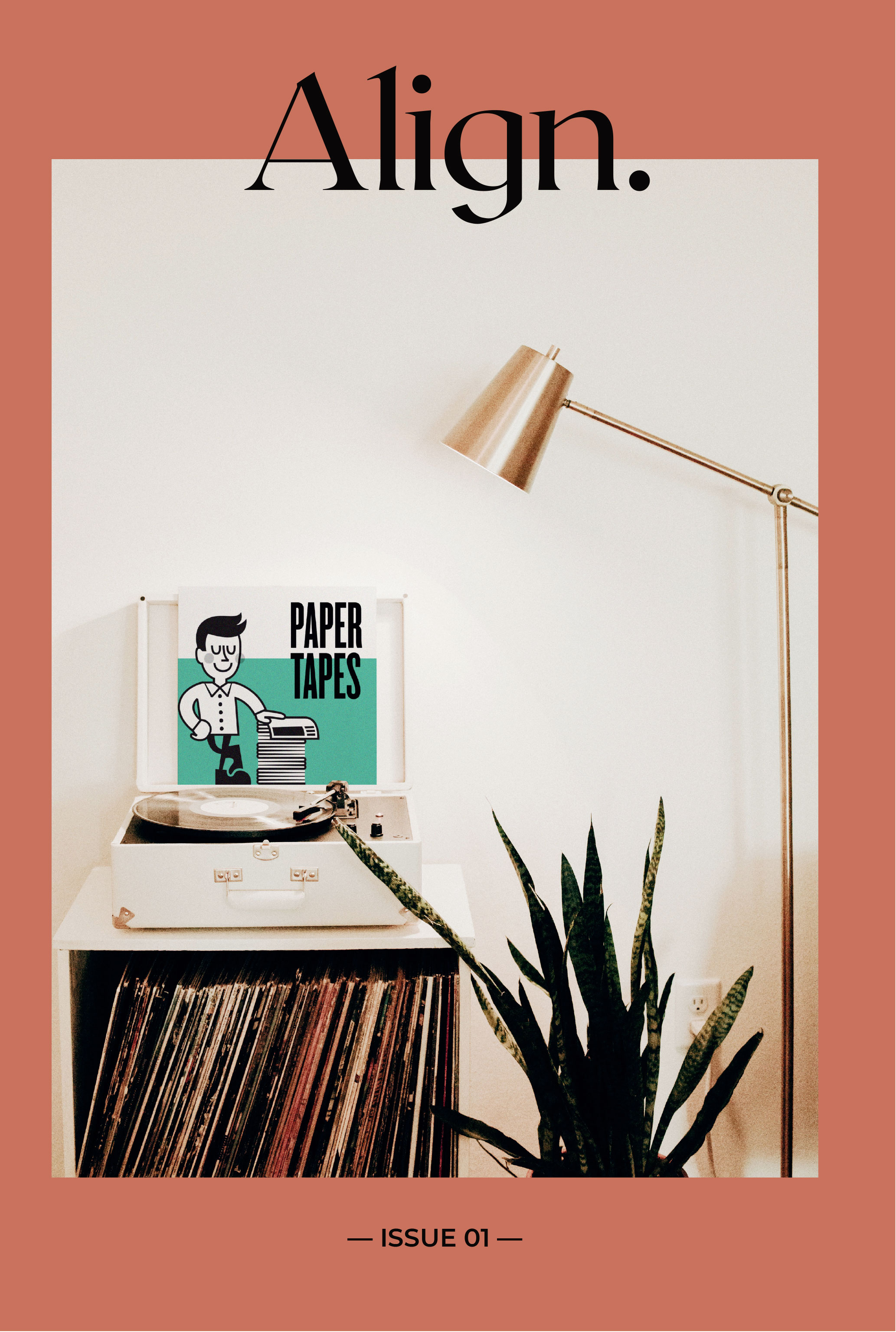 Front cover of Mini Magazine template