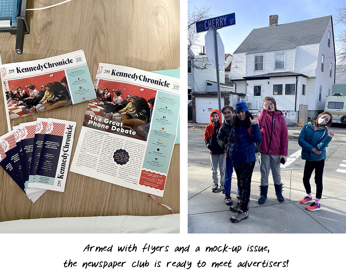 The Kennedy Chronicle school newspaper for The John F. Kennedy School in Somerville, Massachusetts. Printed by Newspaper Club.