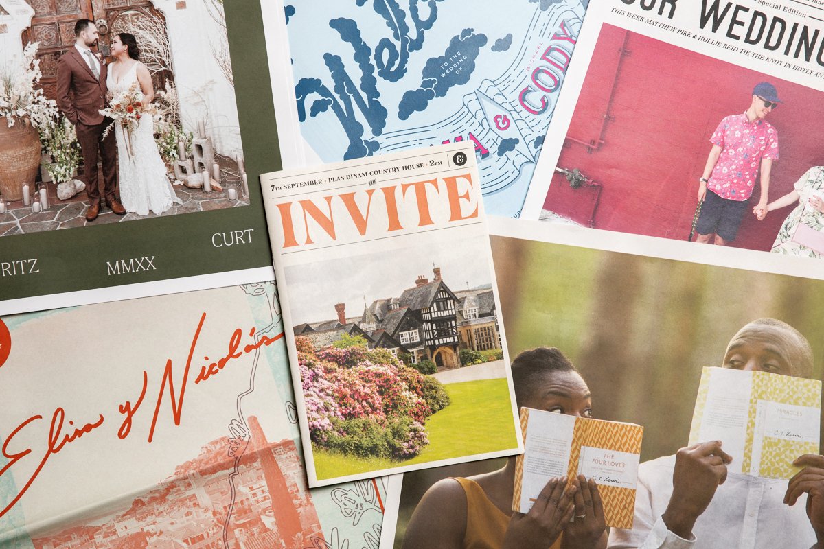 8 unforgettable wedding newspapers and how to make your own by Newspaper Club