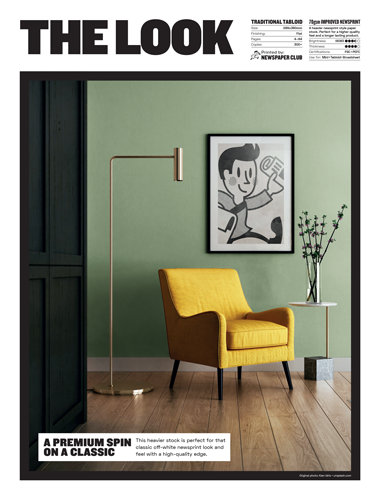 Front cover of Traditional 70gsm improved PDF sample