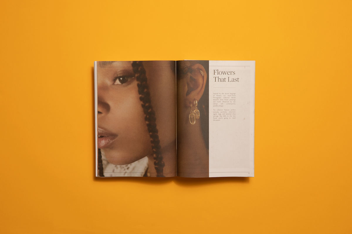 Daisy Jewellery zine catalogue printed by Newspaper Club